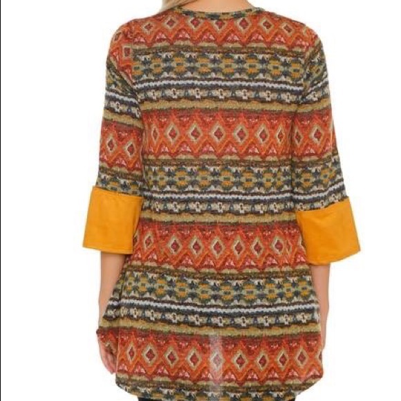 3/4 Sleeve Knit Tunic Top @LAST TWO - Picture 5 of 5